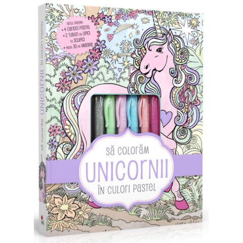 Să colorăm unicornii în culori pastel