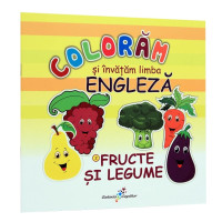 Coloram și învățăm limba engleză - 2. Fructe și legume