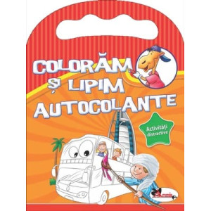 Colorăm și lipim autocolante - Activități distractive