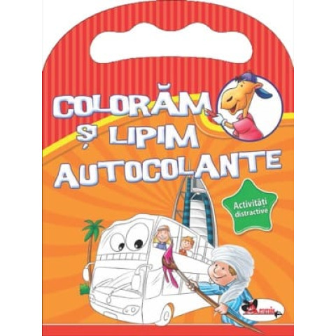 Colorăm și lipim autocolante - Activități distractive