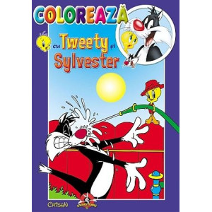 Colorează cu Tweety şi Sylvester 1