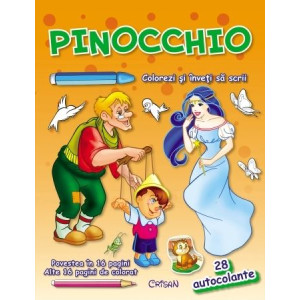 Pinocchio (Colorezi şi înveţi să scrii)
