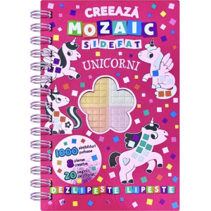 Creează mozaic sidefat. Unicorni