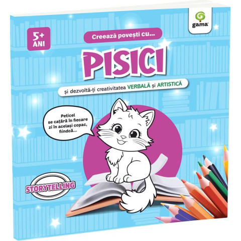 Creează povești cu Pisici și dezvoltă-ți creativitatea verbală și artistică