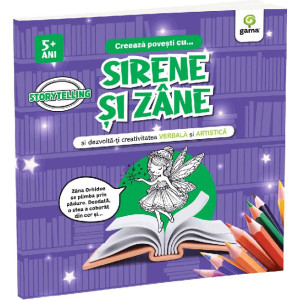 Creează povești cu Sirene și zâne și dezvoltă-ți creativitatea verbală și artistică