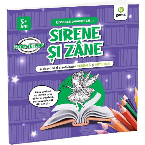 Creează povești cu Sirene și zâne și dezvoltă-ți creativitatea verbală și artistică