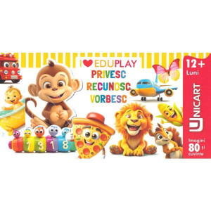 Eduplay. Privesc, recunosc, vorbesc. 80 imagini și cuvinte