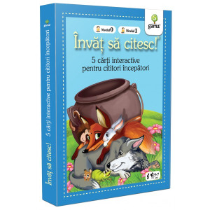 Pachet. Învăț să citesc! - 5 cărți interactive pentru cititori începători (Vol. 2)