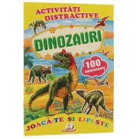 Dinozauri + 100 autocolante – Joacă-te și lipește 