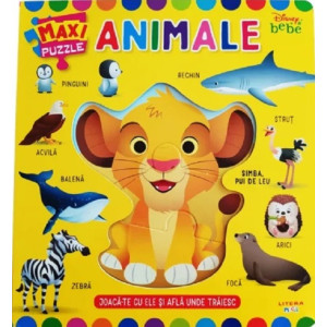 Disney bebe. Animale. Maxi puzzle.