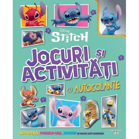 Disney Stitch. Jocuri și activitați cu autocolante