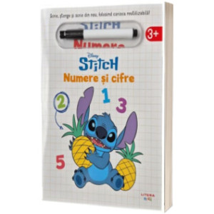 Disney. Stitch. Numere si cifre (3+). Scrie și șterge