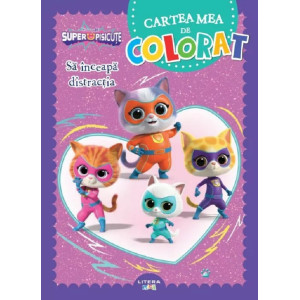 Disney. Superpisicuțe. Cartea mea de colorat: Să înceapă distracția