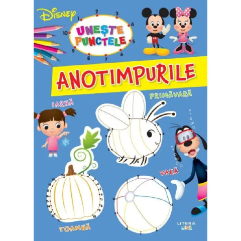 Disney. Unește punctele. Anotimpurile