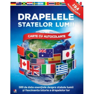 Drapelele statelor lumii. Carte cu autocolante