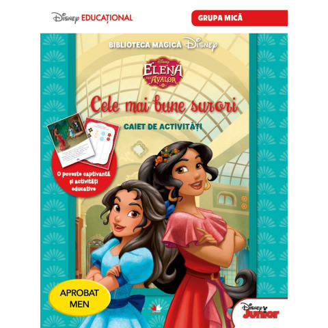 Elena din Avalor. Cele mai bune surori. Caiet de activități pentru grupa mijlocie