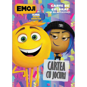 Emoji - cartea cu jocuri. Carte de colorat și cu activități