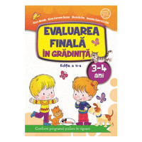 Evaluarea finală în grădiniță 3-4 ani