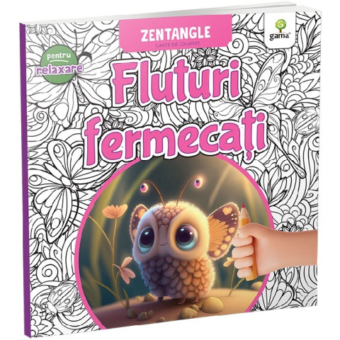 Fluturi fermecați. Carte de colorat