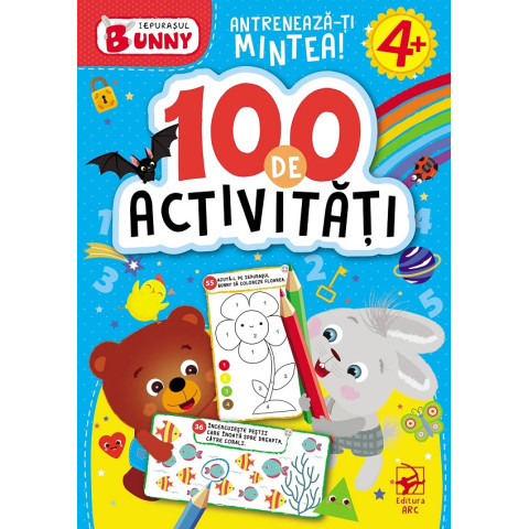 Iepurașul Bunny: 100 de activități. 4 ani+