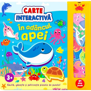 În adâncul apei. Carte interactivă