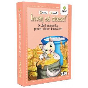 Pachet. Învăț să citesc! - 5 cărți interactive pentru cititori începători (Vol. 3)