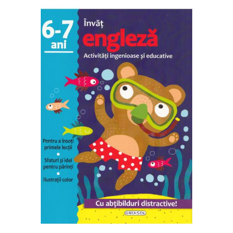 Activități ingenioase și educative - Învăț engleza, 6-7 ani
