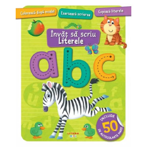 Învăț să scriu. Literele