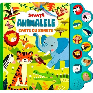 Învață animalele. Carte cu sunete