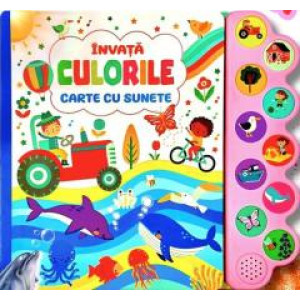 Învață culorile. Carte cu sunete
