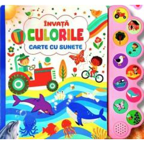 Învață culorile. Carte cu sunete