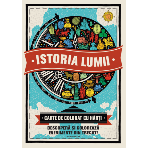 Istoria lumii. Carte de colorat cu hărți