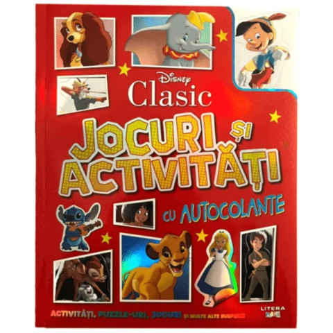 Disney Clasic. Jocuri si activități cu autocolante