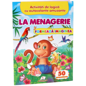 La menagerie - Formează imaginea + 50 autocolante 