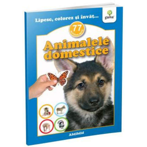 Lipesc, colorez și învăț... Animale domestice