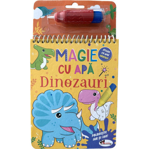 Magie cu apă. Dinozauri