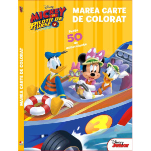 Disney. Mickey și piloții de curse. Marea carte de colorat. Peste 50 de autocolante