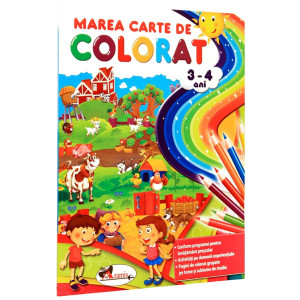 Marea carte de colorat 3-4 ani