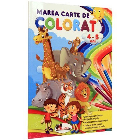 Marea carte de colorat 4-5 ani