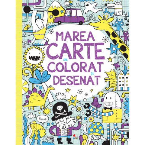 Marea carte de colorat și desenat
