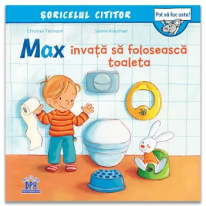 Max învață să folosească toaleta