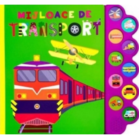 Mijloace de transport. Carte sonoră cu 10 sunete