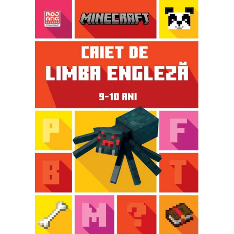 Minecraft. Caiet de limba engleză 9-10 ani