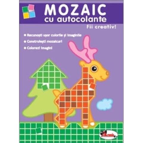 Mozaic cu autocolante - Fii creativ!