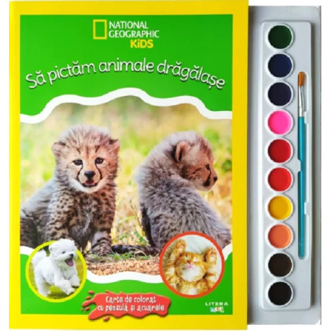 National Geographic Kids. Să pictăm animale drăgălașe