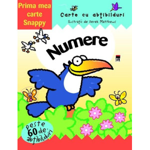 Numere - Carte cu abțibilduri