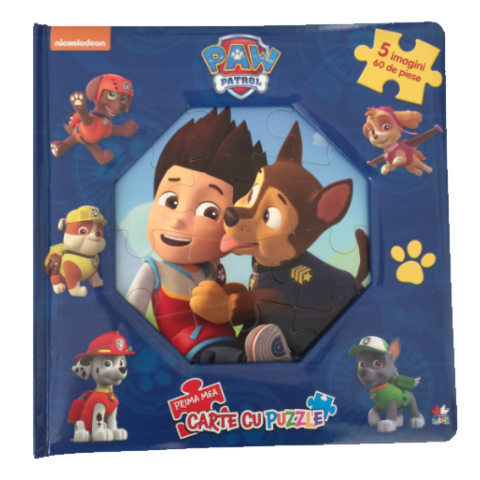 Paw Patrol. Prima mea carte cu puzzle