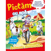 Pictăm cu apă. Animale domestice