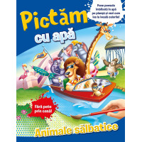 Pictăm cu apă. Animale sălbatice