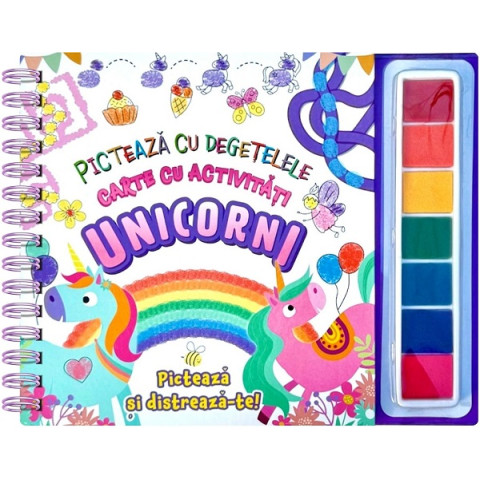 Pictează cu degetelele: Unicorni
